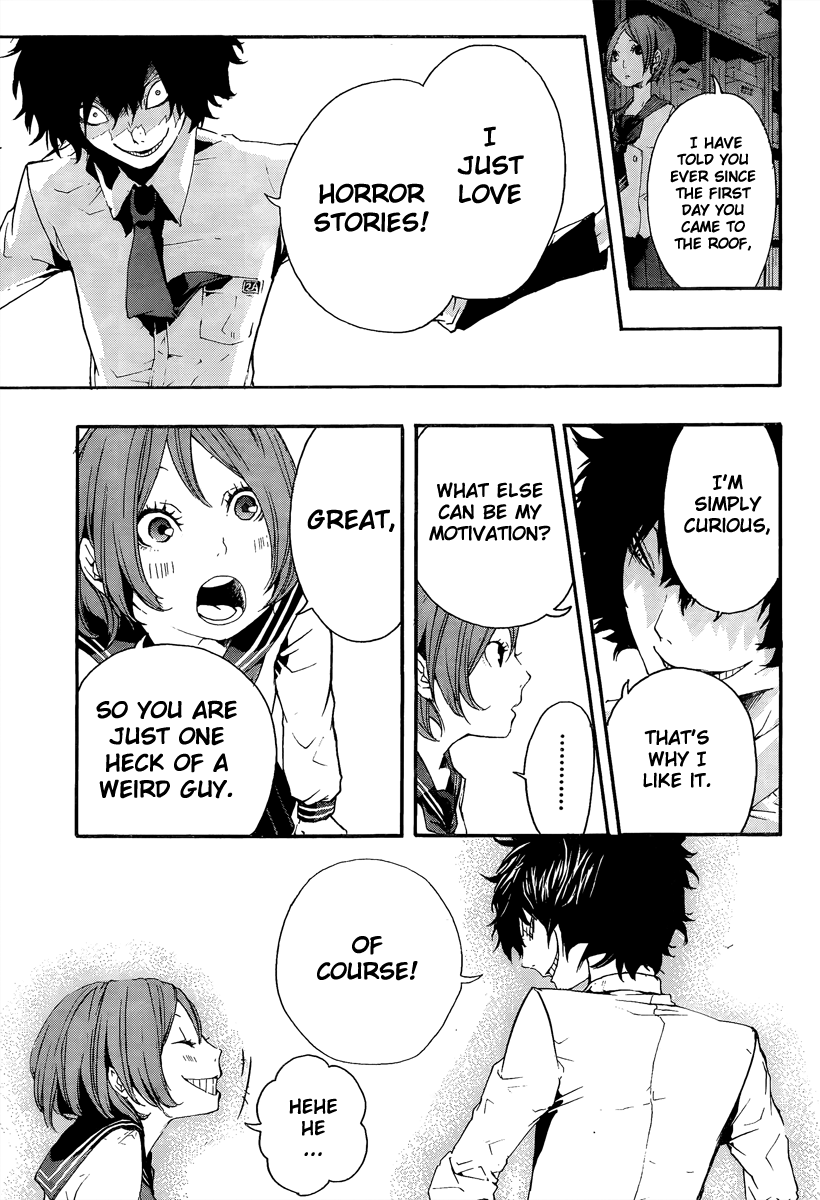 Kiben Gakuha, Yotsuya Senpai no Kaidan. Chapter 15 page 19 - Chapter 15: The Last Words