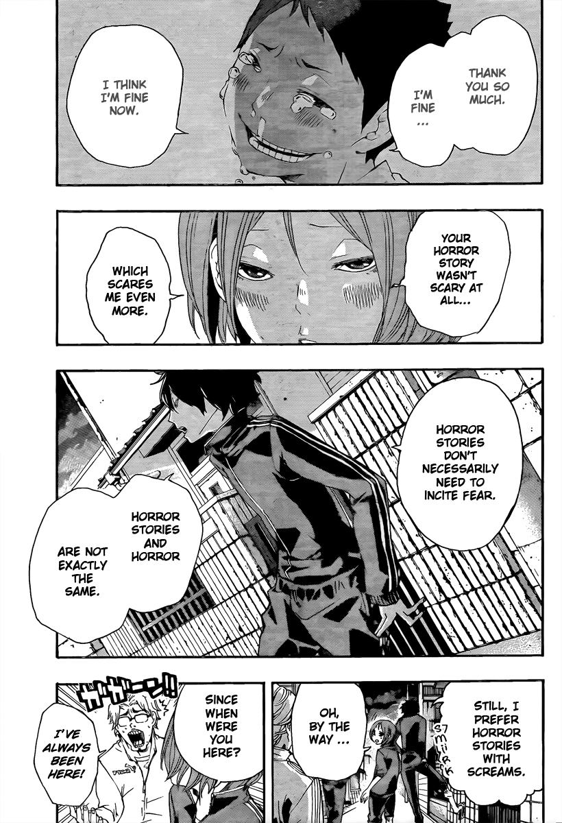 Kiben Gakuha, Yotsuya Senpai no Kaidan. Chapter 18 page 4 - Chapter 18: The Seven Wonders Plus One [END]