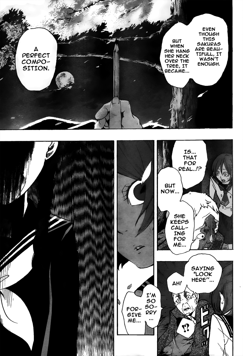 Kiben Gakuha, Yotsuya Senpai no Kaidan. Chapter 5 page 4 - Chapter 5: Above