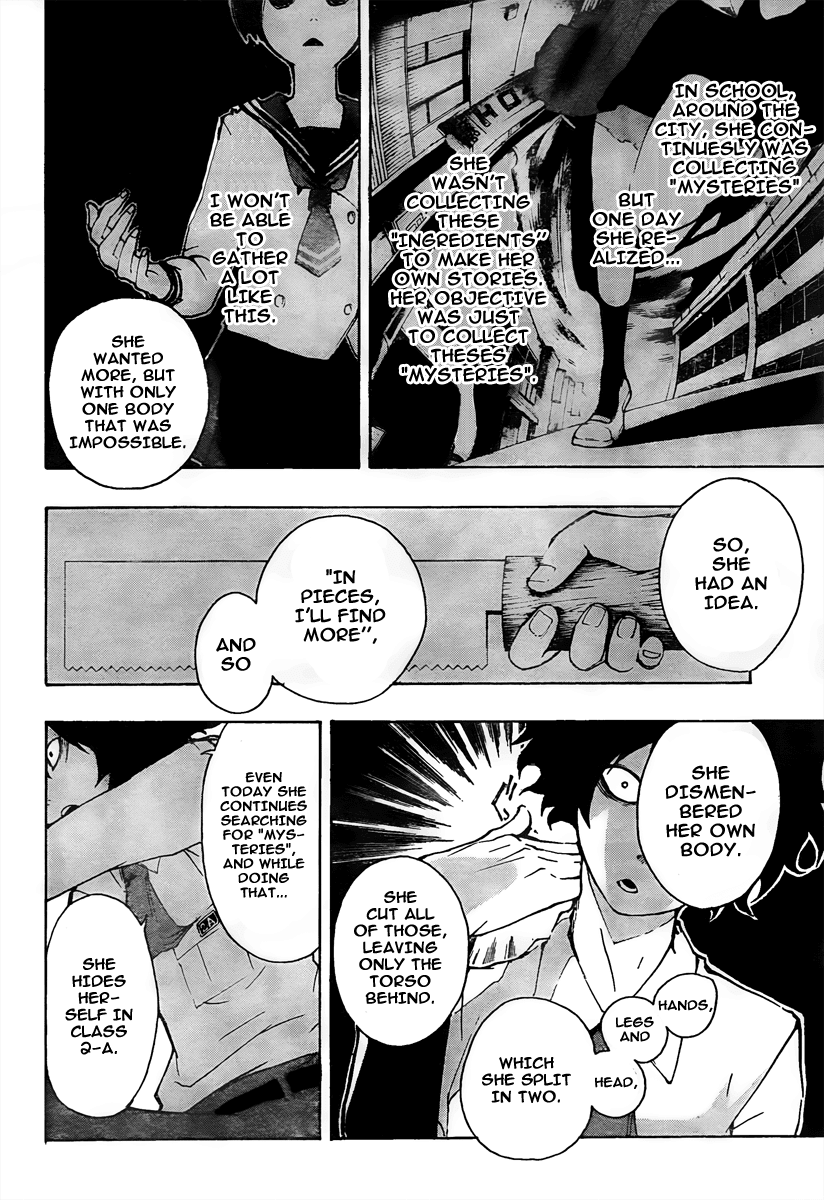 Kiben Gakuha, Yotsuya Senpai no Kaidan. Chapter 6 page 5 - Chapter 6: Tomashima Kanako