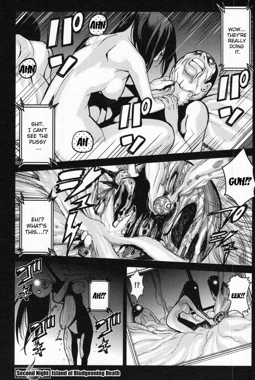 Kibou no Shima Chapter 2 page 1 - Chapter 2: Second Night, Island of Bludgeoning Death