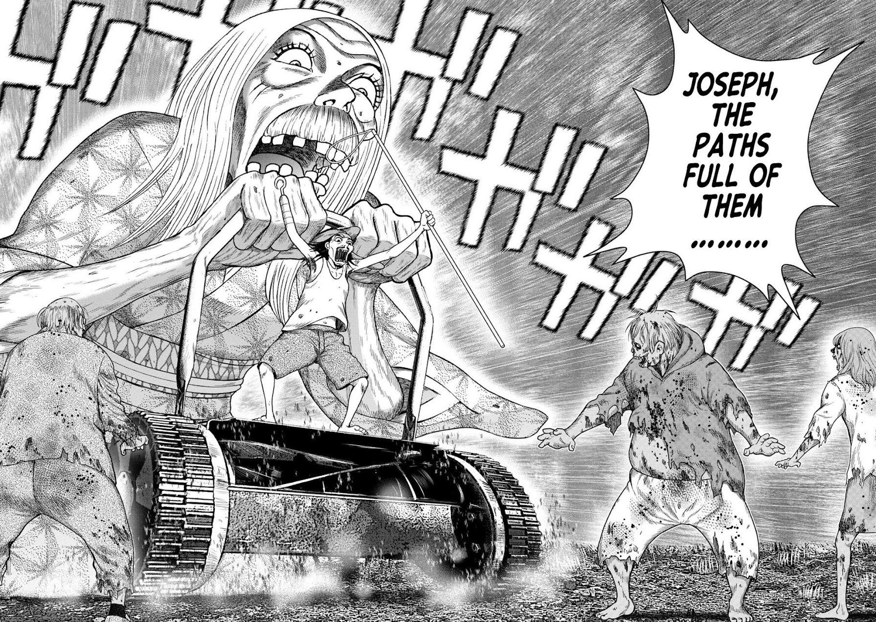 Kichikujima Chapter 113 page 14 - Chapter 113: Mowing the Dead