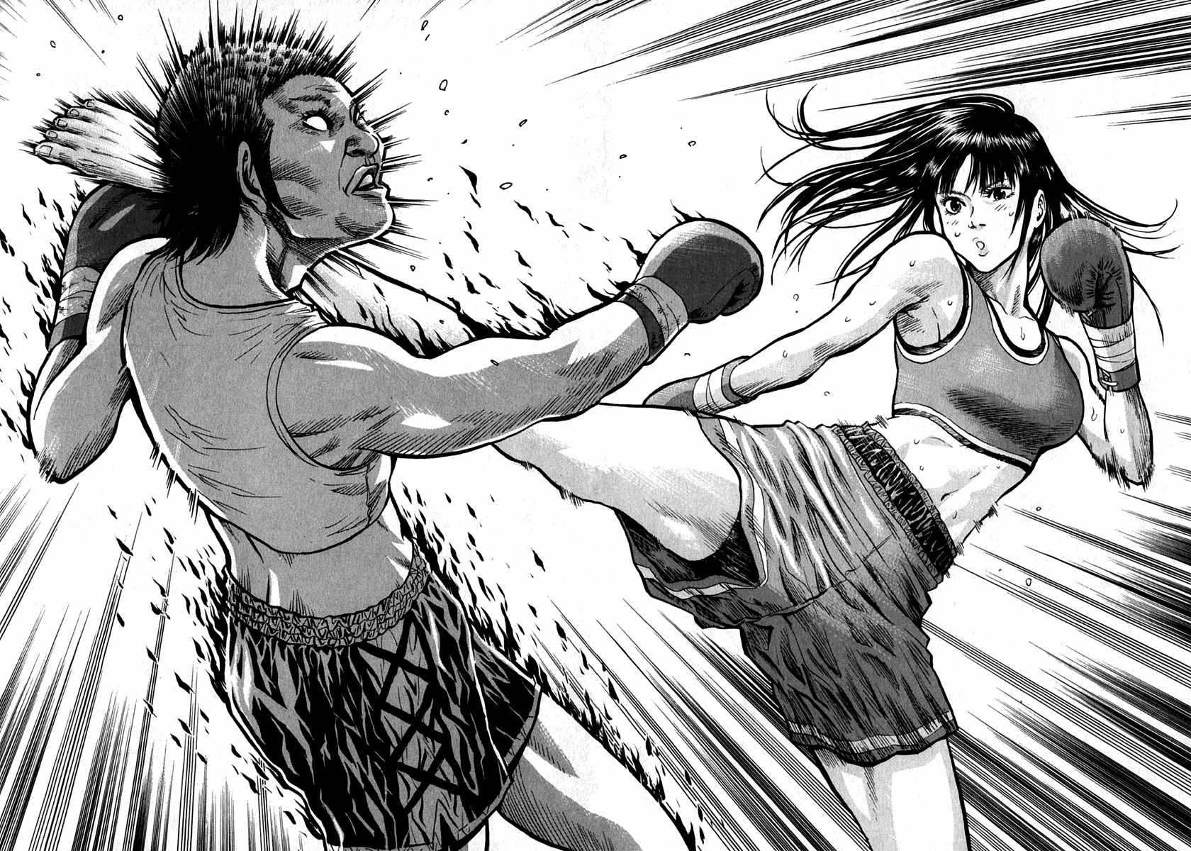 Kick no Oneesan Chapter 1 page 13 - Chapter 1: Salaryman Guy And Kick Girl