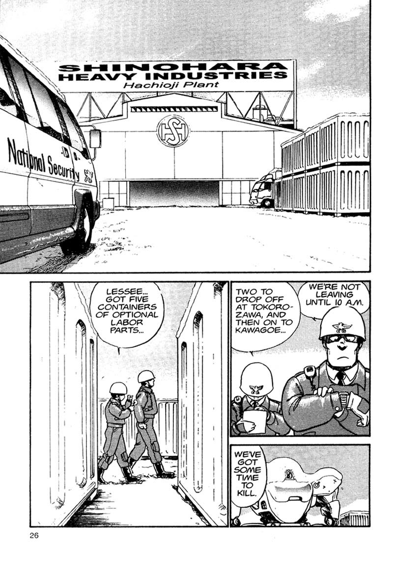 Kidou Keisatsu Patlabor Chapter 1.0 page 28 - Vol.1 Chapter 0: Prologue
