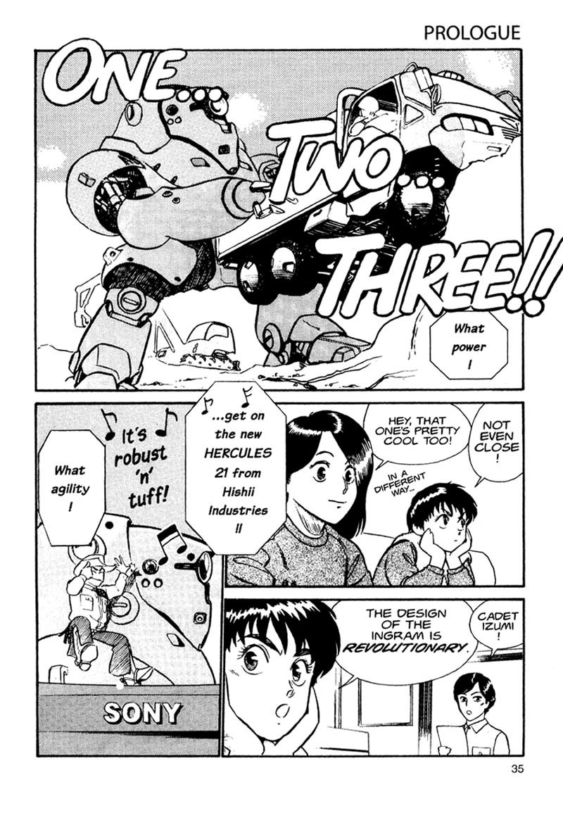 Kidou Keisatsu Patlabor Chapter 1.0 page 37 - Vol.1 Chapter 0: Prologue