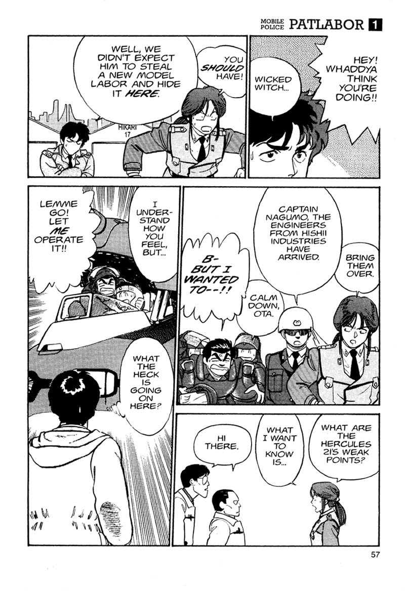 Kidou Keisatsu Patlabor Chapter 1.0 page 59 - Vol.1 Chapter 0: Prologue