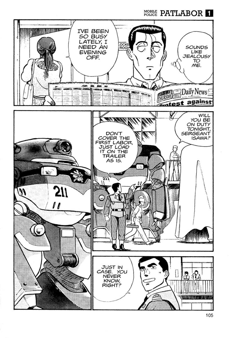 Kidou Keisatsu Patlabor Chapter 1.1 page 32 - Vol.1 Chapter 1: The Right Staff