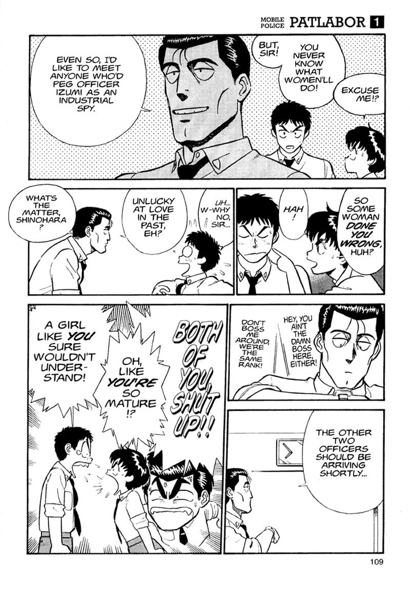 Kidou Keisatsu Patlabor Chapter 1.1 page 36 - Vol.1 Chapter 1: The Right Staff