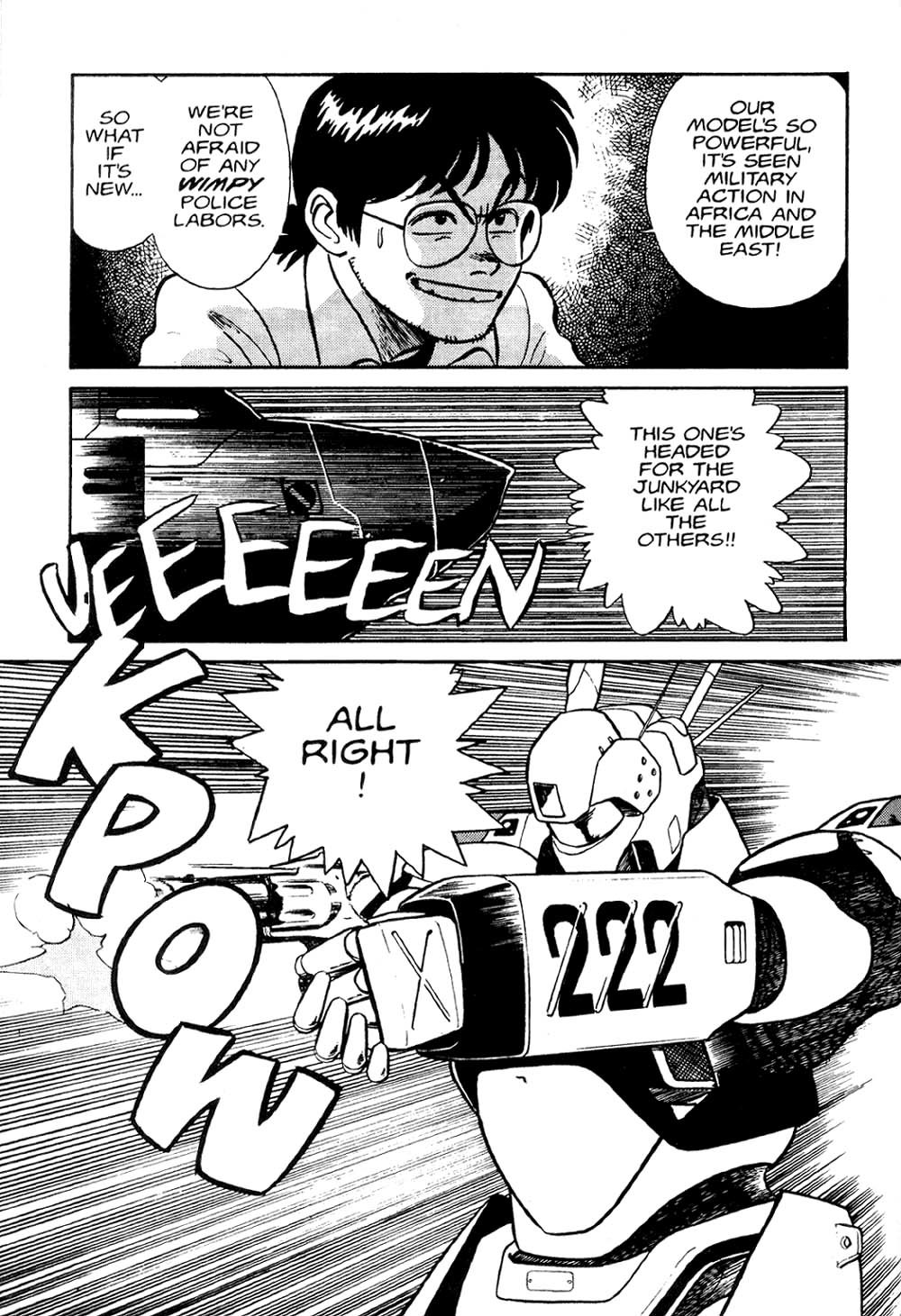 Kidou Keisatsu Patlabor Chapter 1.1 page 85 - Vol.1 Chapter 1: The Right Staff