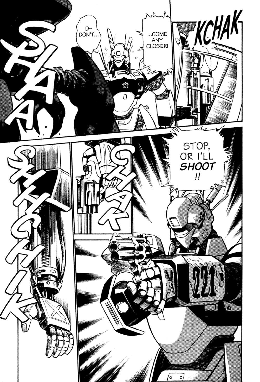 Kidou Keisatsu Patlabor Chapter 1.1 page 99 - Vol.1 Chapter 1: The Right Staff