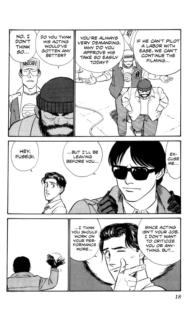 Kidou Keisatsu Patlabor Chapter 11.12 page 18 - Vol.11 Chapter 12: Making of Patlabor