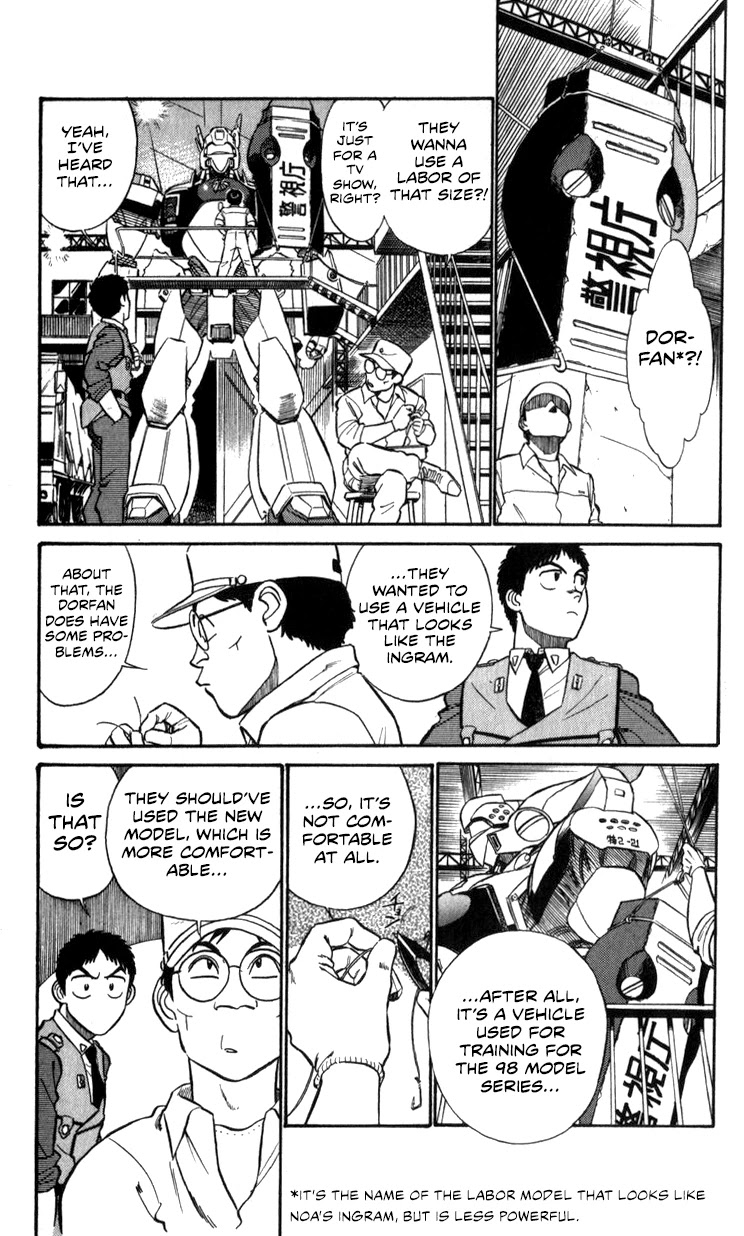 Kidou Keisatsu Patlabor Chapter 11.12 page 35 - Vol.11 Chapter 12: Making of Patlabor