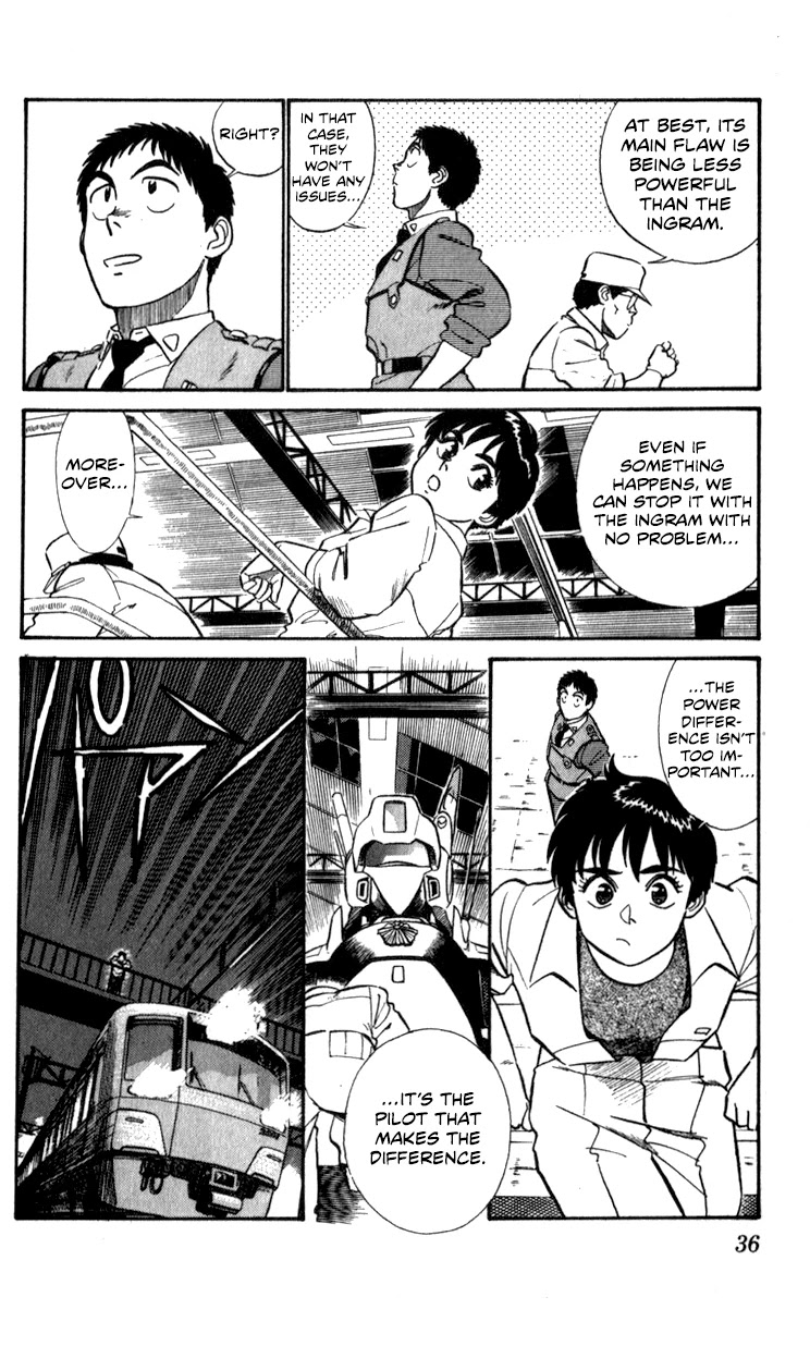 Kidou Keisatsu Patlabor Chapter 11.12 page 36 - Vol.11 Chapter 12: Making of Patlabor
