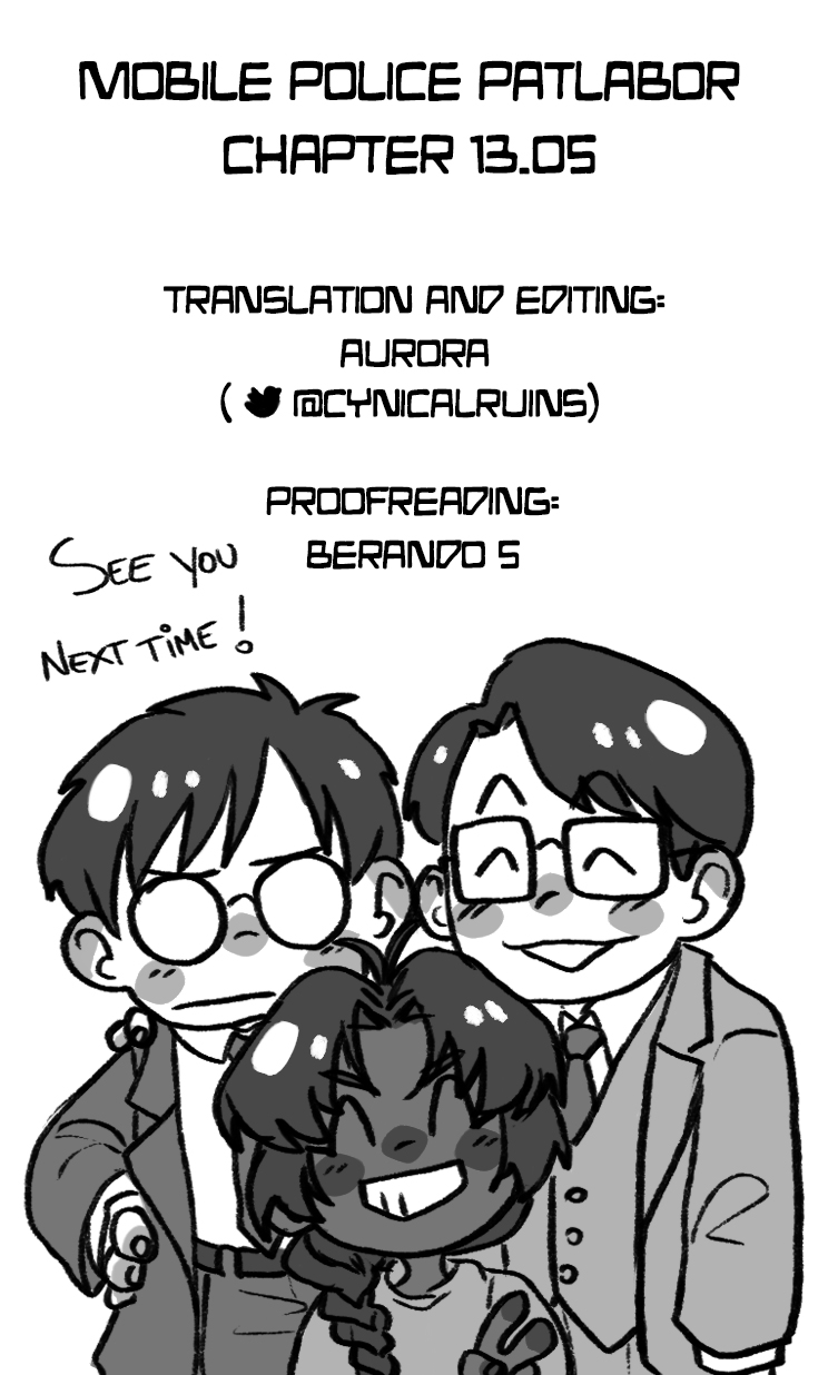 Kidou Keisatsu Patlabor Chapter 12.13-5 page 17 - Vol.12 Chapter 13.05: Prelude to the Counterattack <Extra Episode>