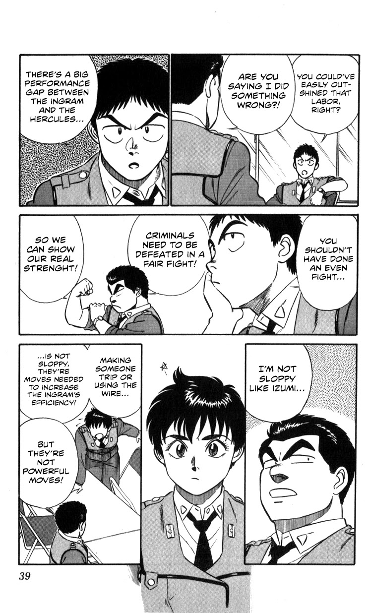 Kidou Keisatsu Patlabor Chapter 13.14-2 page 38 - Vol.13 Chapter 14.02: Beginning of the Storm <Part 2>