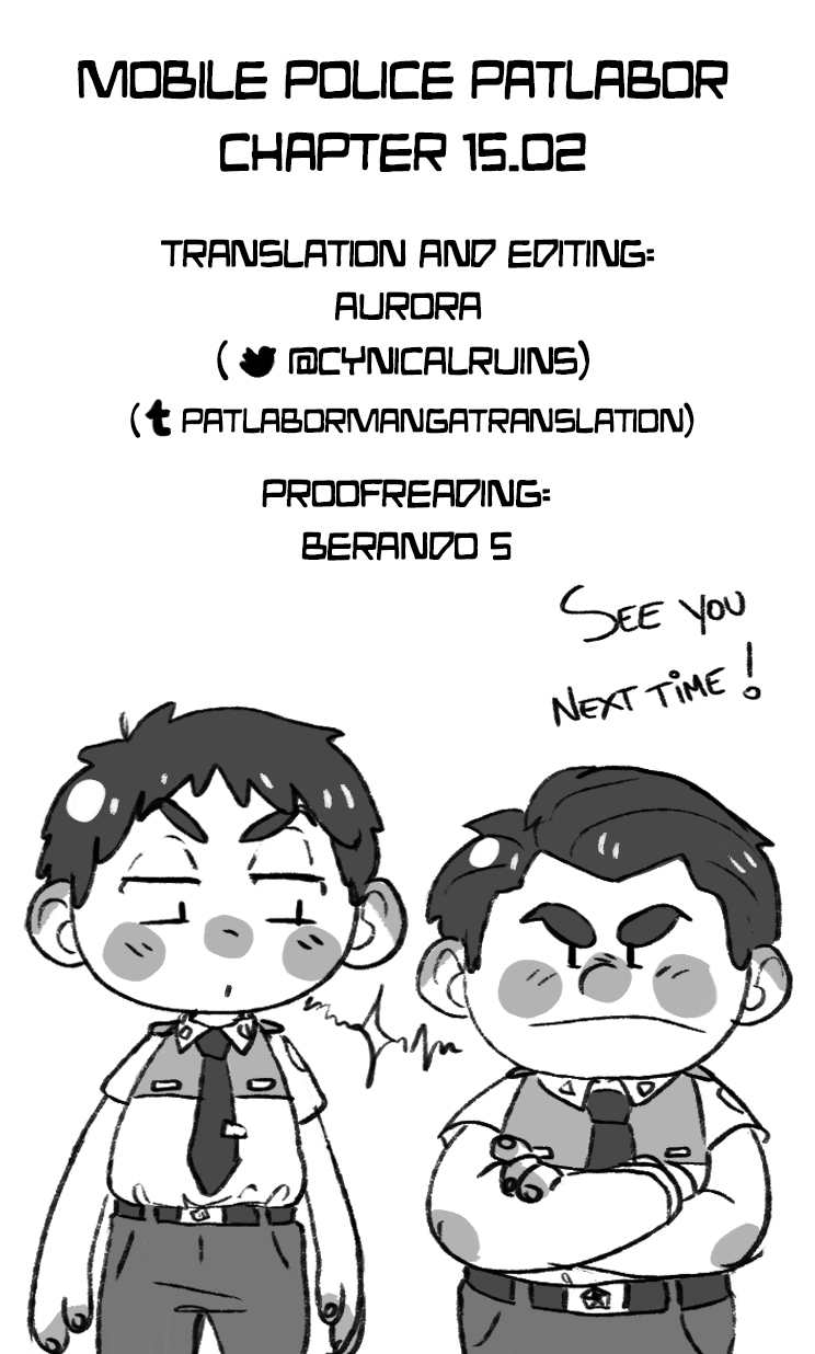 Kidou Keisatsu Patlabor Chapter 14.15-2 page 188 - Vol.14 Chapter 15.02: The Black Labor <Part 2>