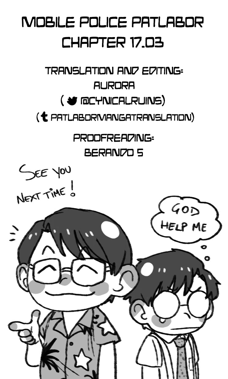 Kidou Keisatsu Patlabor Chapter 17.17-3 page 31 - Vol.17 Chapter 17.03: Griffon <Part 3>