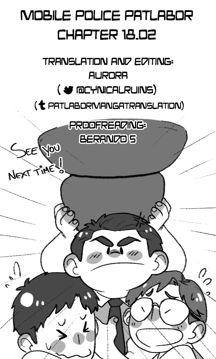 Kidou Keisatsu Patlabor Chapter 18.18-2 page 184 - Vol.18 Chapter 18.02: Meltdown <Part 2>