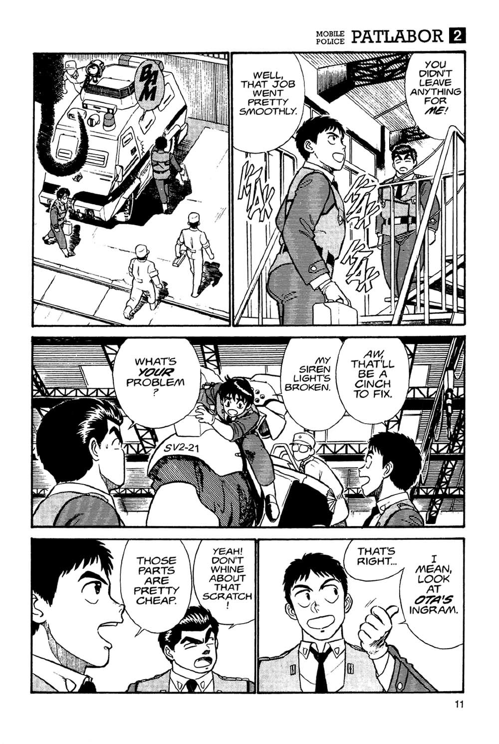 Kidou Keisatsu Patlabor Chapter 2.2 page 10 - Vol.2 Chapter 2: Schaft!