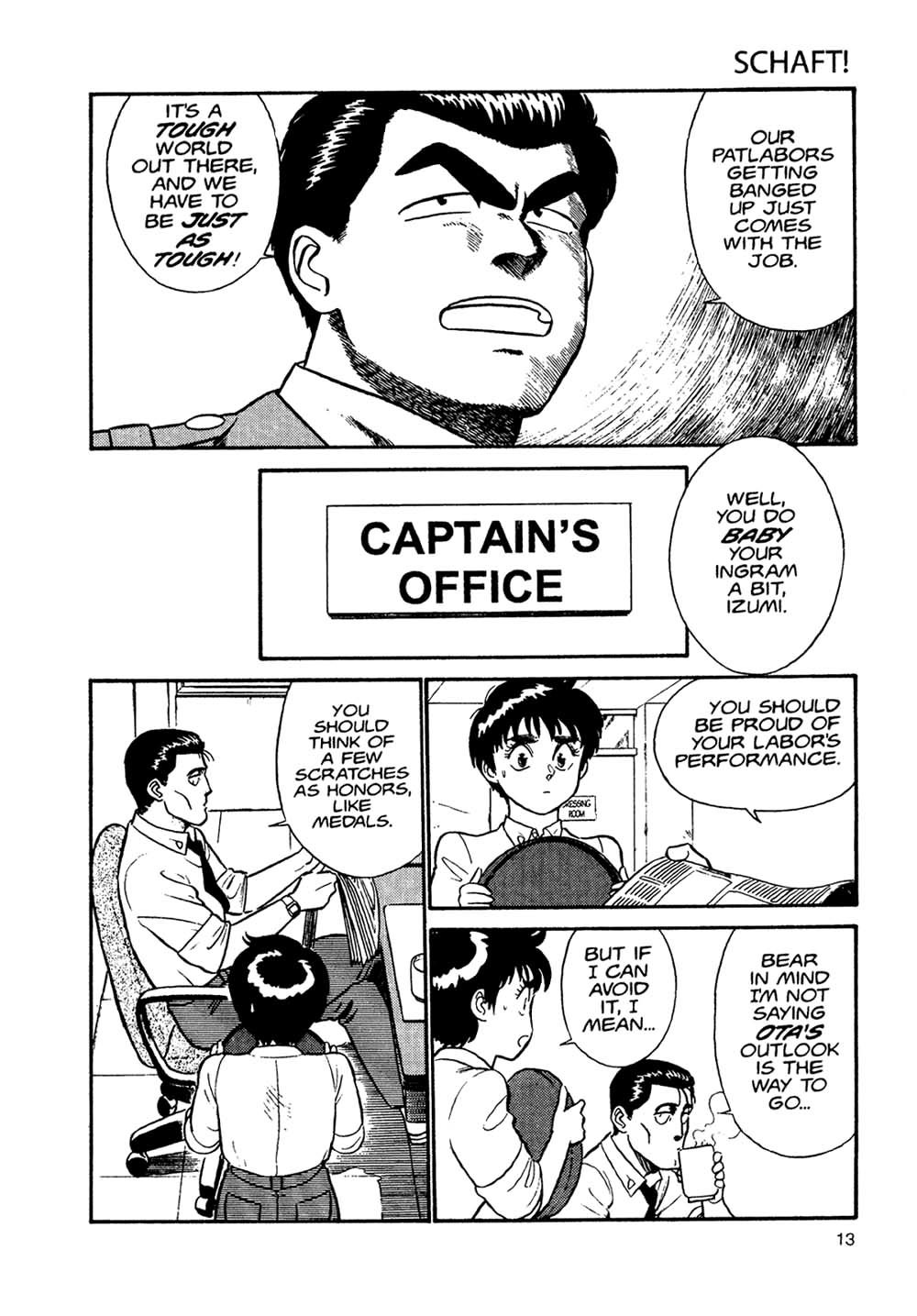 Kidou Keisatsu Patlabor Chapter 2.2 page 12 - Vol.2 Chapter 2: Schaft!