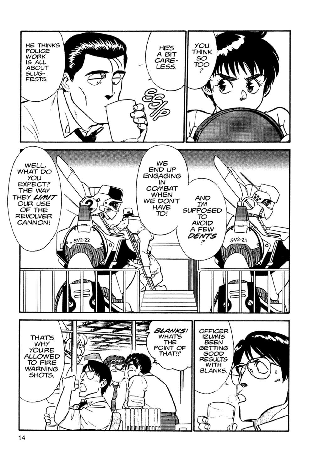 Kidou Keisatsu Patlabor Chapter 2.2 page 13 - Vol.2 Chapter 2: Schaft!