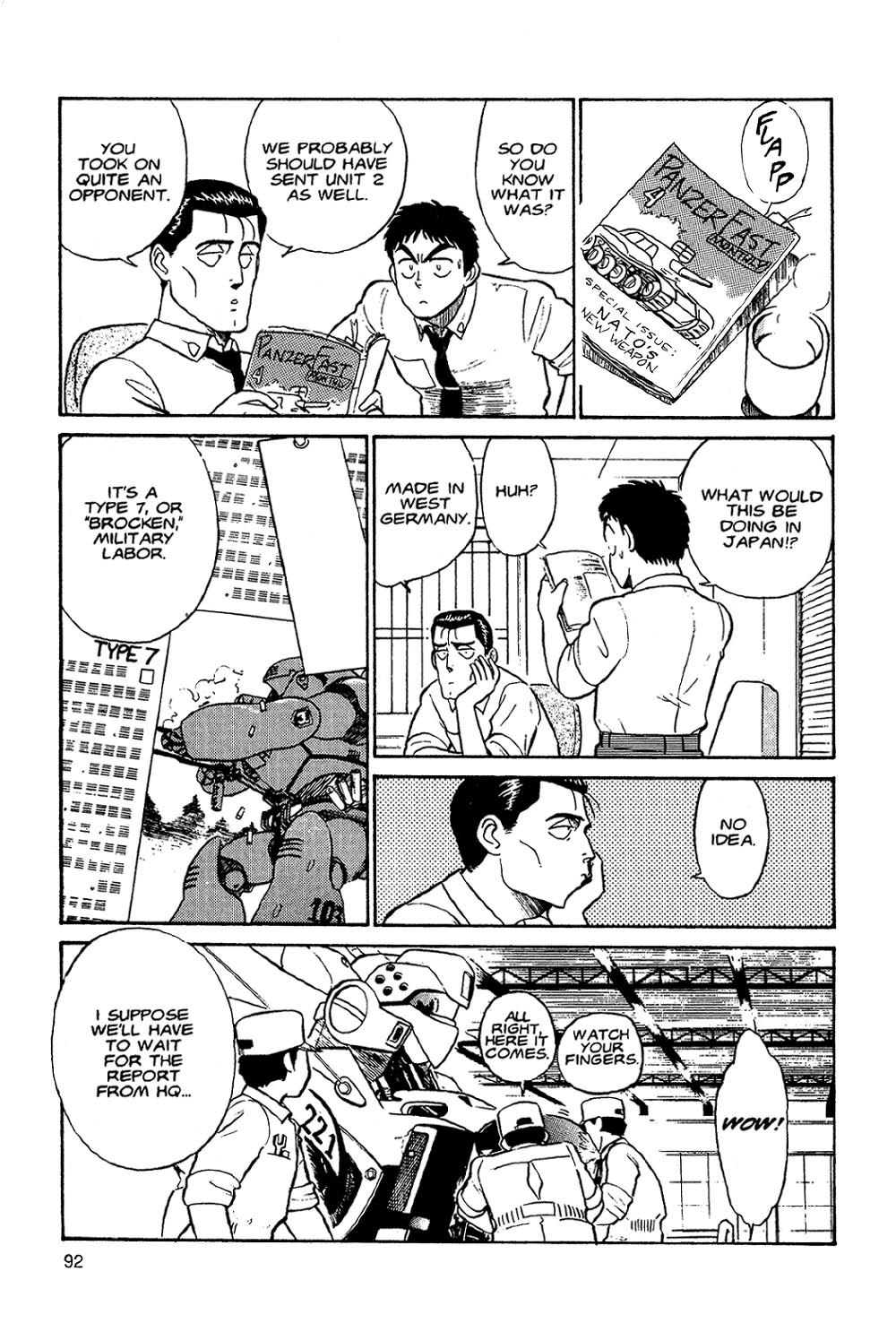 Kidou Keisatsu Patlabor Chapter 2.2 page 89 - Vol.2 Chapter 2: Schaft!