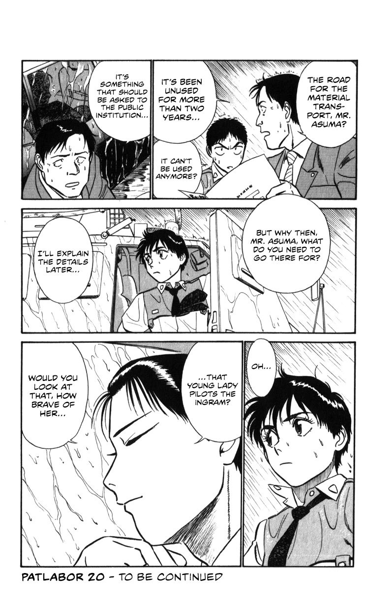 Kidou Keisatsu Patlabor Chapter 20.19-2 page 184 - Vol.20 Chapter 19.02: Ingram <Part 2>