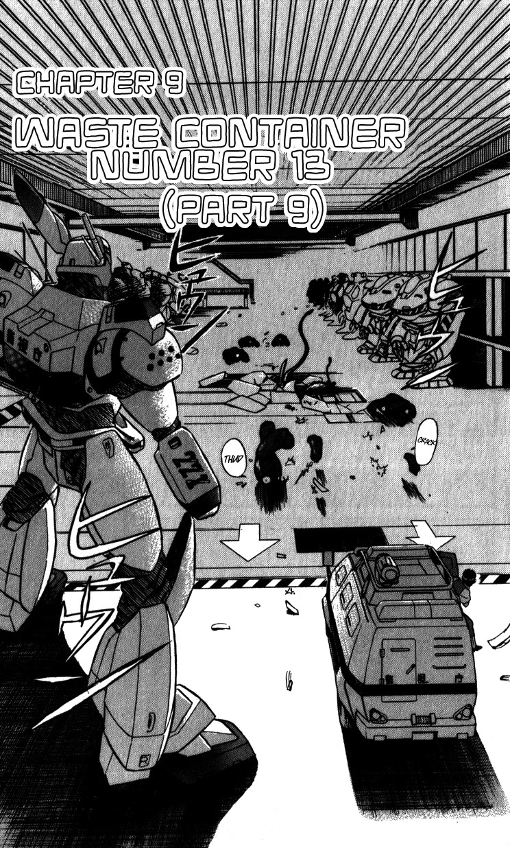 Kidou Keisatsu Patlabor Chapter 7.9-9 page 1 - Vol.7 Chapter 9.09: Waste Container Number 13 < Part 9>