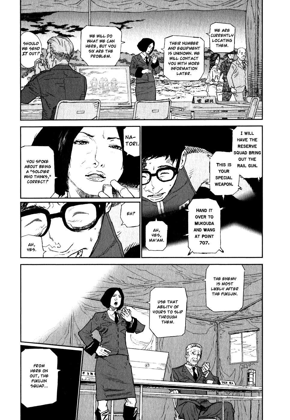 Kidou Ryodan Hachifukujin Chapter 10 page 5 - Chapter 10: Be Silent