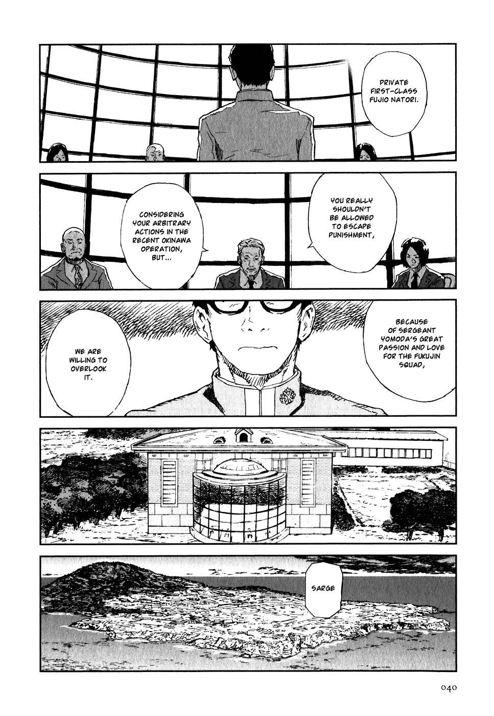 Kidou Ryodan Hachifukujin Chapter 17 page 2 - Chapter 17: Self Defense Force Yakuza