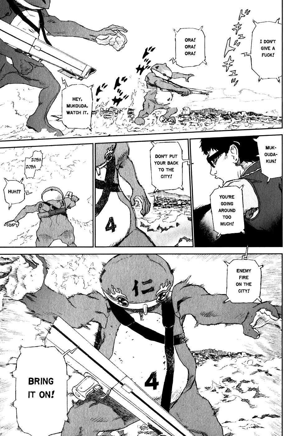 Kidou Ryodan Hachifukujin Chapter 24 page 11 - Chapter 24: Brain Tank Doesn't Shead a Tear