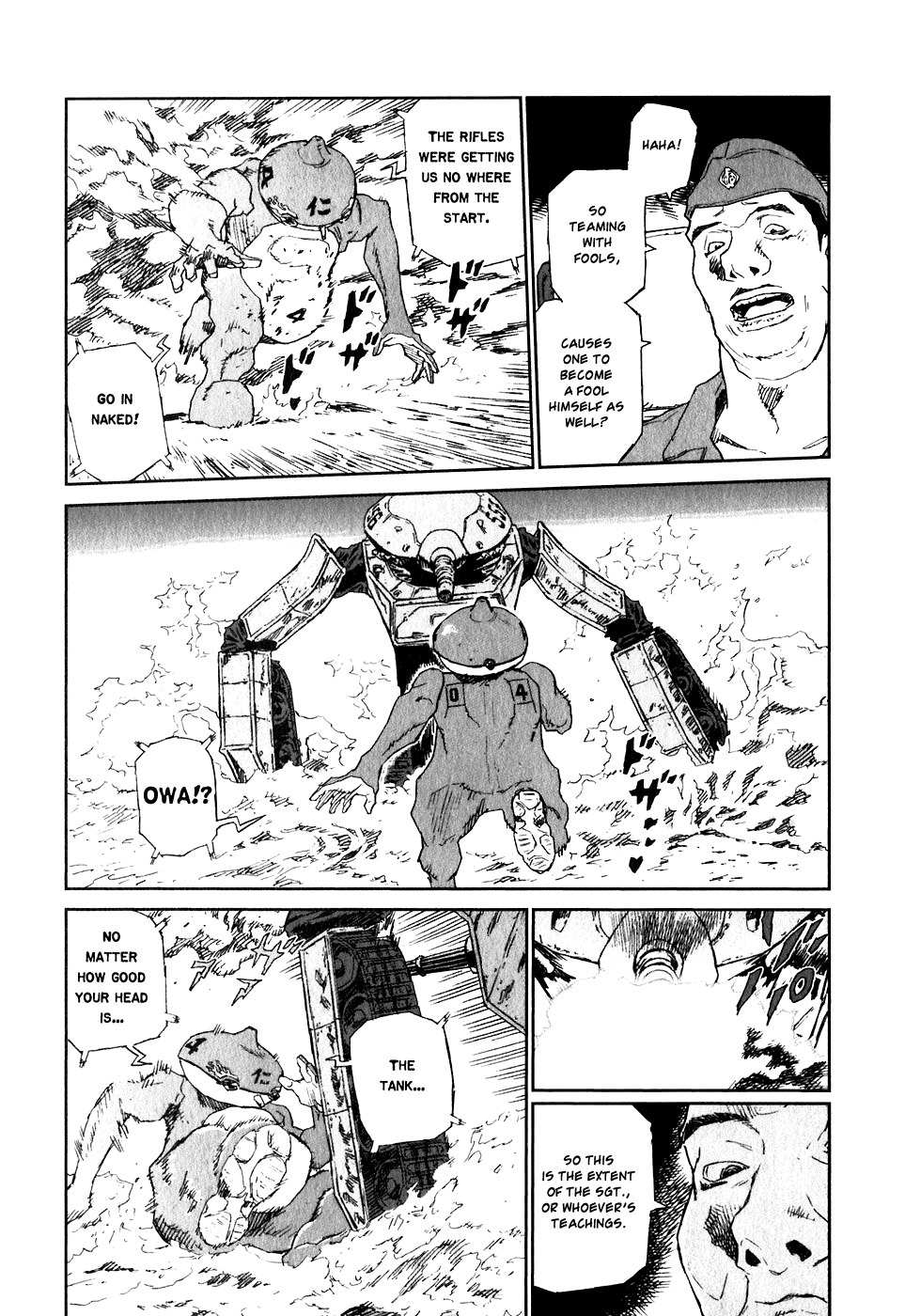 Kidou Ryodan Hachifukujin Chapter 24 page 17 - Chapter 24: Brain Tank Doesn't Shead a Tear