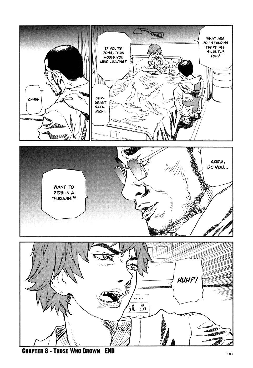 Kidou Ryodan Hachifukujin Chapter 8 page 32 - Chapter 8: Those Who Drown