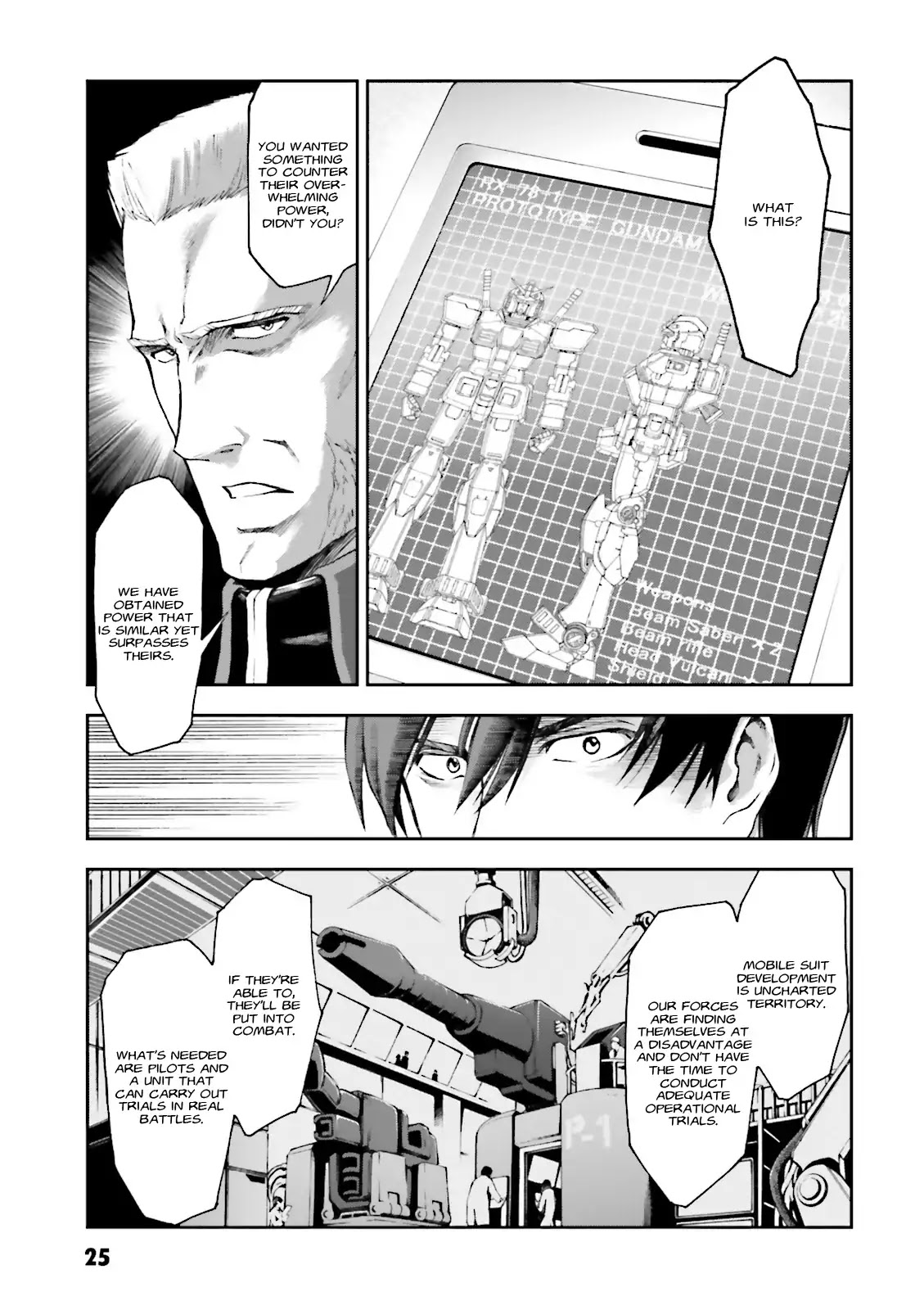 Kidou Sensehi Gundam - The Blue Destiny Chapter 1 page 23 - Chapter 1: Stage 1 - 11th Autonomous Mechanized Composite Corps