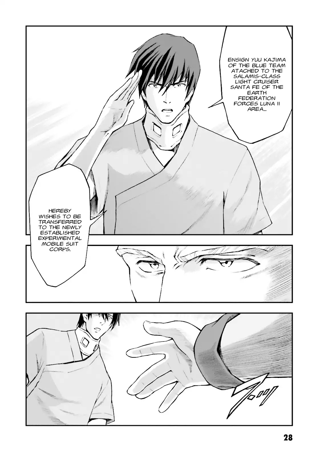 Kidou Sensehi Gundam - The Blue Destiny Chapter 1 page 26 - Chapter 1: Stage 1 - 11th Autonomous Mechanized Composite Corps