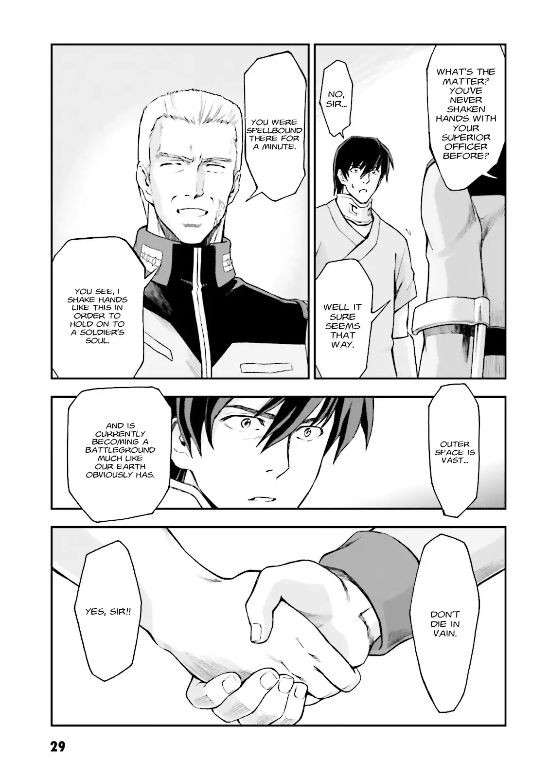 Kidou Sensehi Gundam - The Blue Destiny Chapter 1 page 27 - Chapter 1: Stage 1 - 11th Autonomous Mechanized Composite Corps