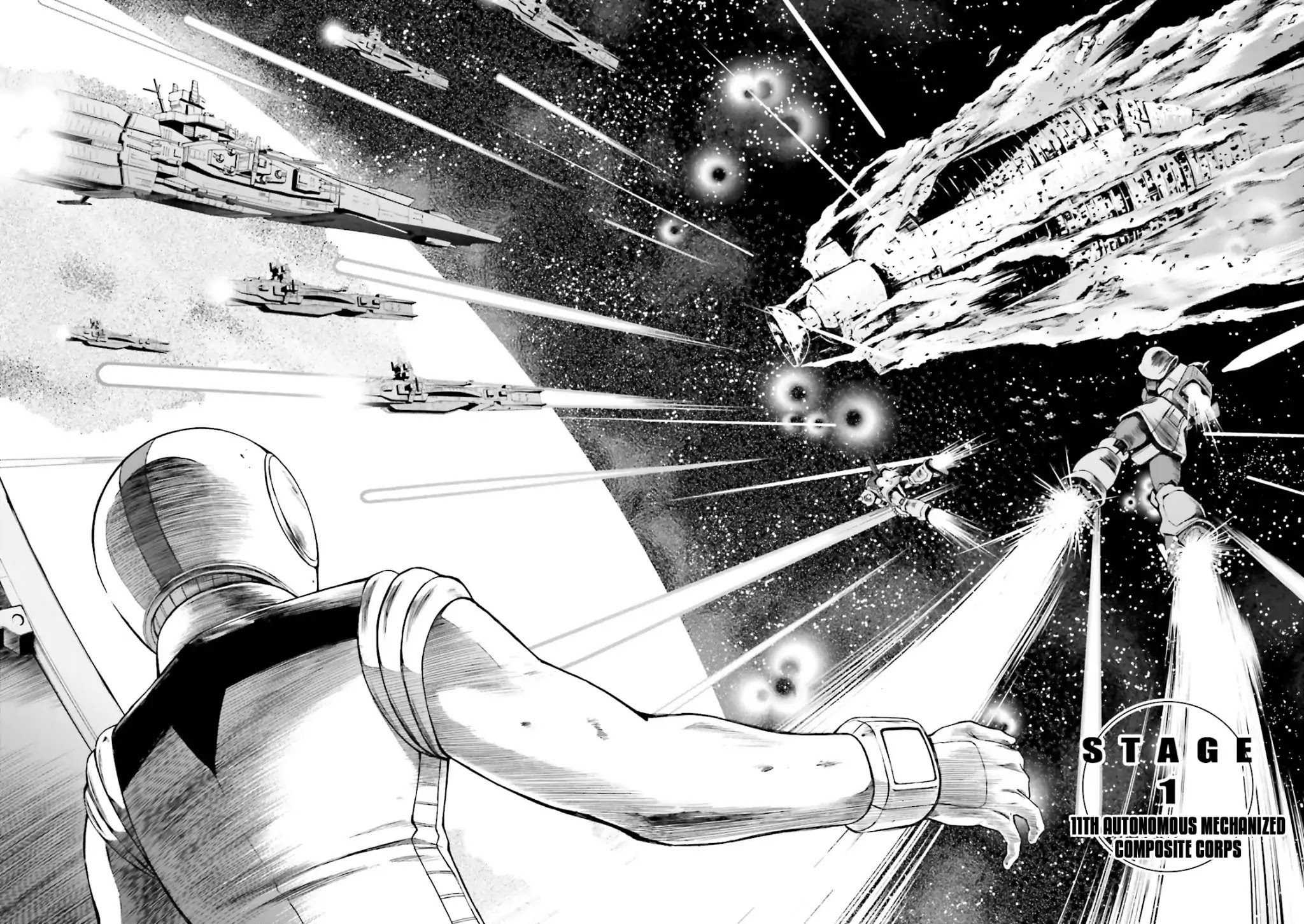 Kidou Sensehi Gundam - The Blue Destiny Chapter 1 page 8 - Chapter 1: Stage 1 - 11th Autonomous Mechanized Composite Corps