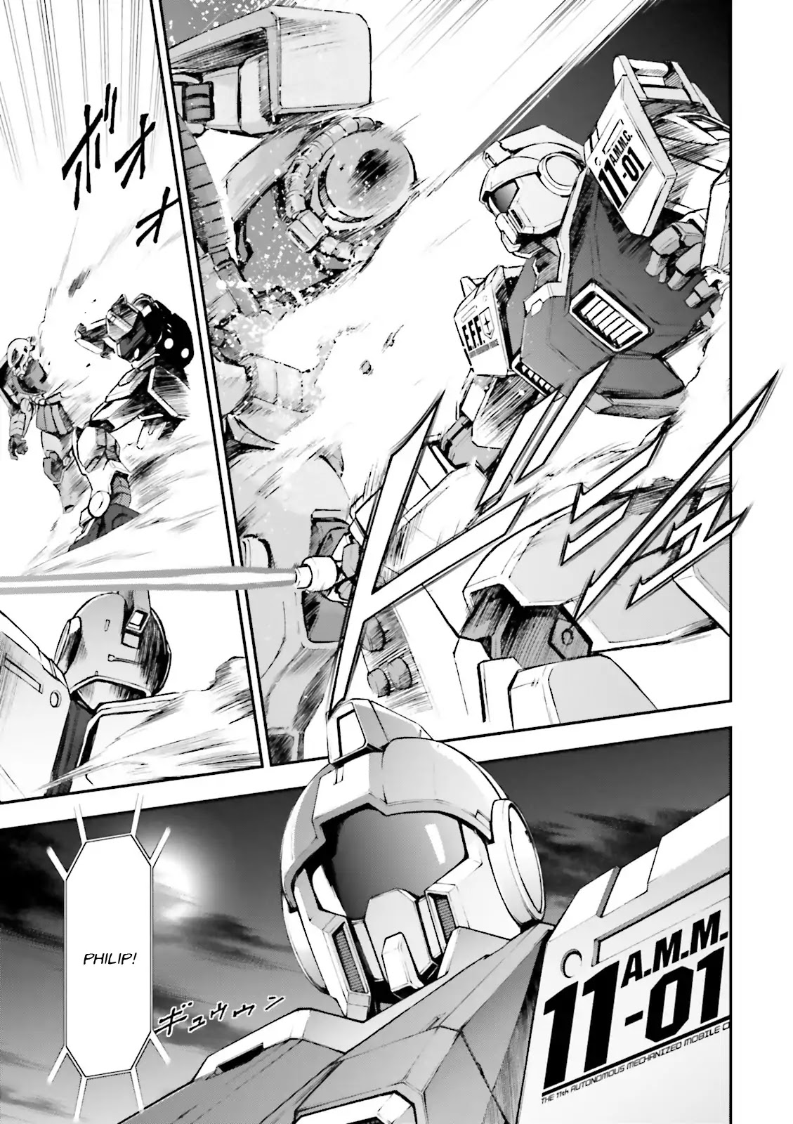 Kidou Sensehi Gundam - The Blue Destiny Chapter 2 page 21 - Chapter 2: Stage 2 - Attack by Moonlight
