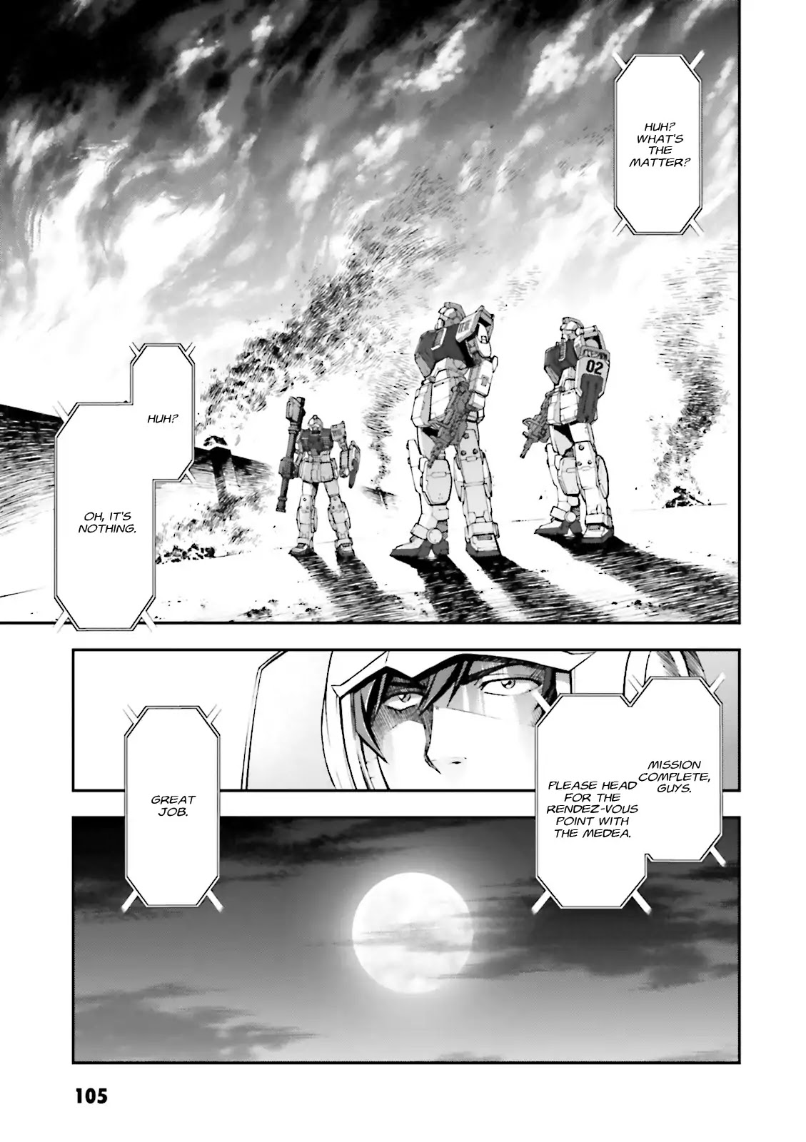Kidou Sensehi Gundam - The Blue Destiny Chapter 3 page 35 - Chapter 3: Stage 3 - Blue Terror