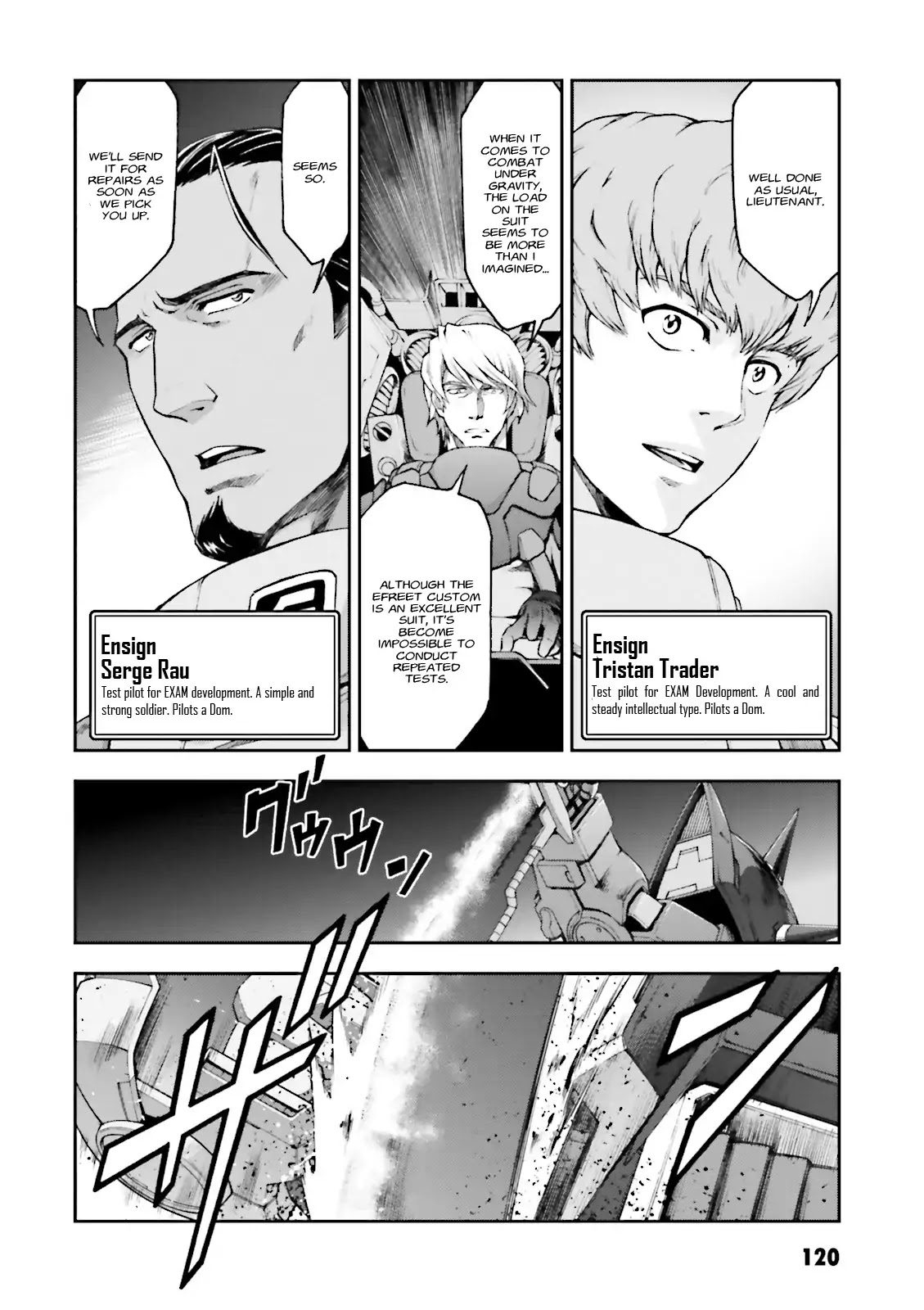Kidou Sensehi Gundam - The Blue Destiny Chapter 4 page 13 - Chapter 4: Stage 4 - Tenacious Trackers