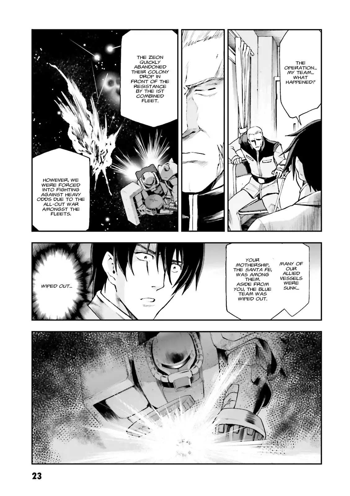 Kidou Sensei Gundam Gaiden - The Blue Destiny (TAICHI You) Chapter 1 page 21 - Chapter 1: Stage 1 - 11th Autonomous Mechanized Composite Corps