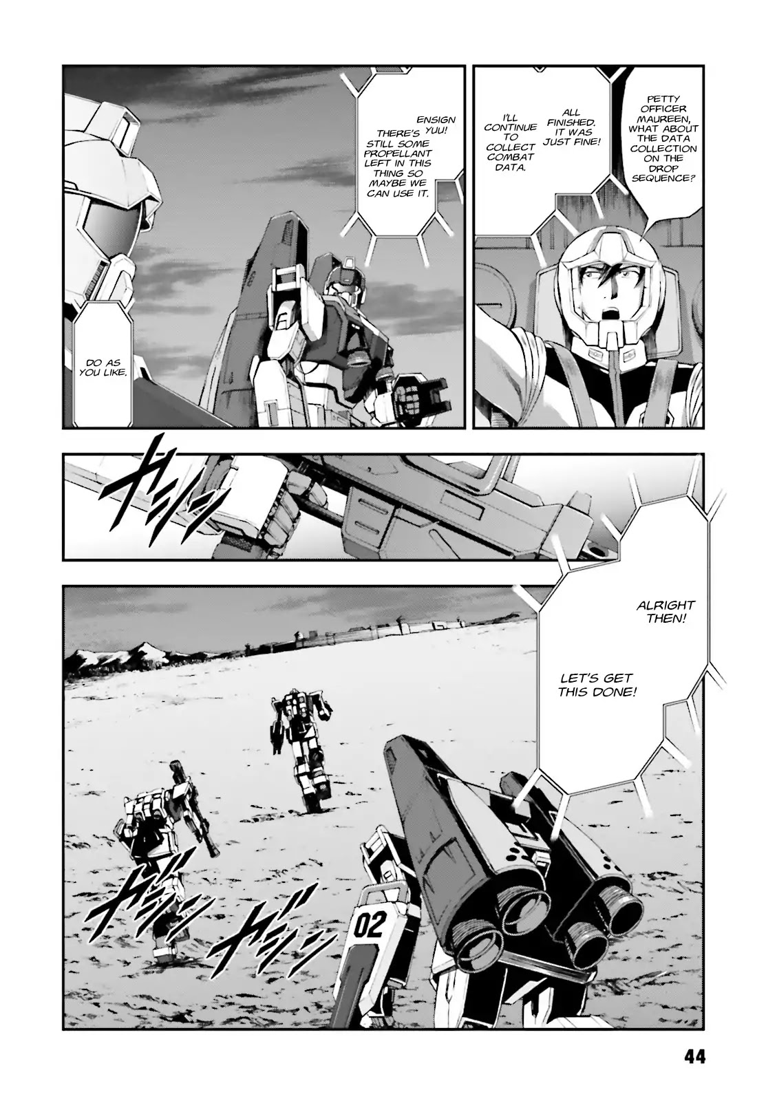 Kidou Sensei Gundam Gaiden - The Blue Destiny (TAICHI You) Chapter 2 page 12 - Chapter 2: Stage 2 - Attack by Moonlight
