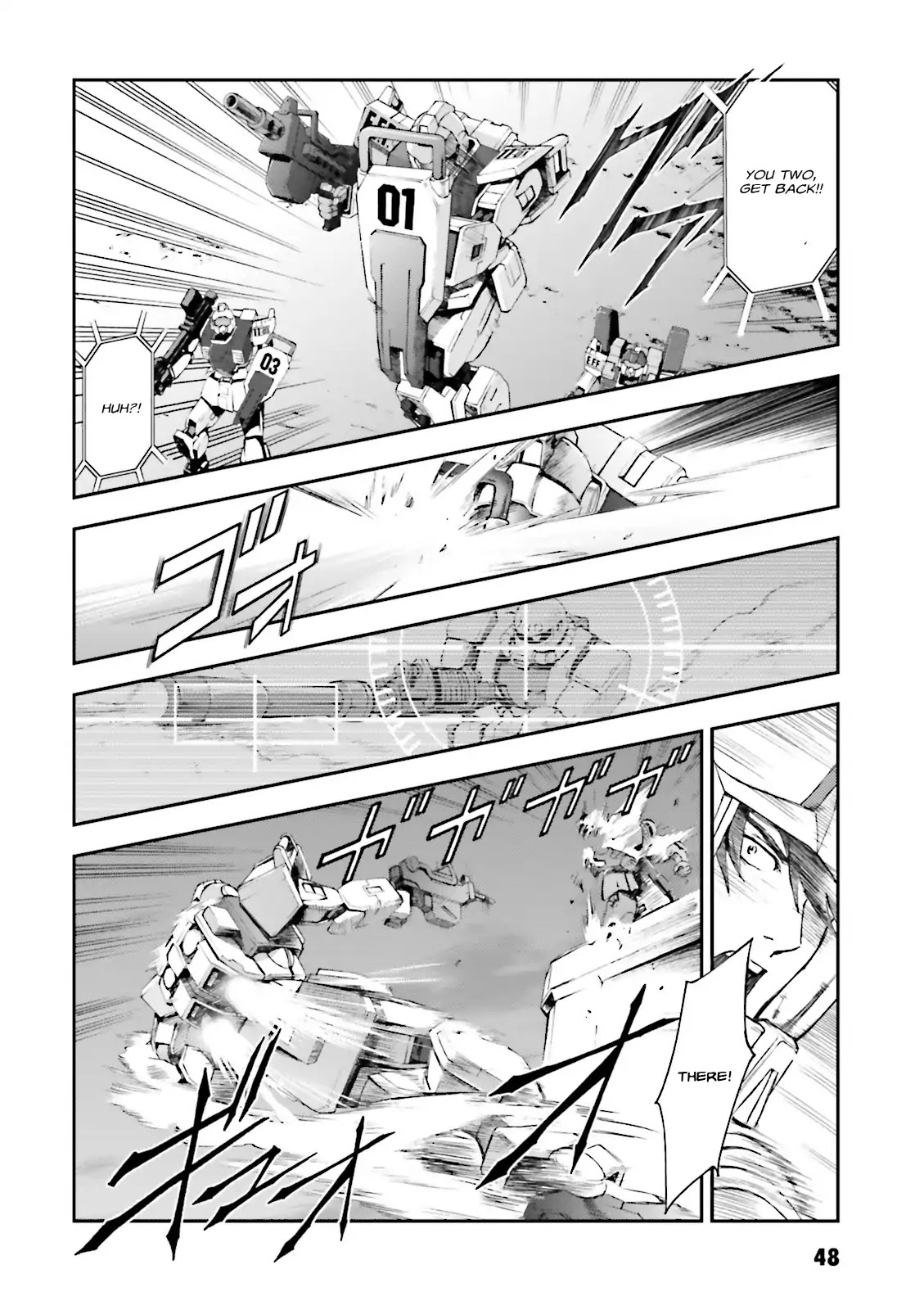 Kidou Sensei Gundam Gaiden - The Blue Destiny (TAICHI You) Chapter 2 page 16 - Chapter 2: Stage 2 - Attack by Moonlight