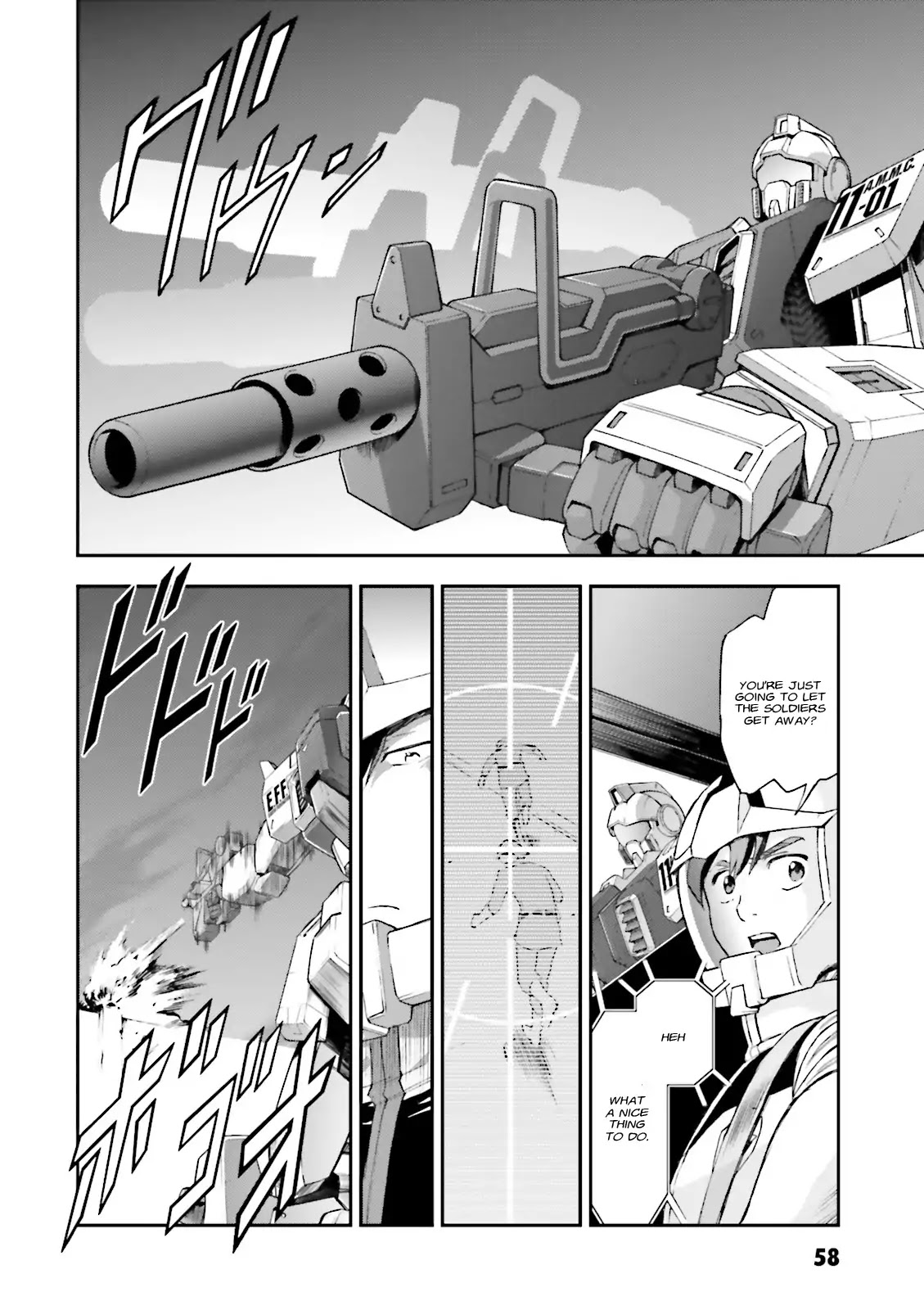 Kidou Sensei Gundam Gaiden - The Blue Destiny (TAICHI You) Chapter 2 page 26 - Chapter 2: Stage 2 - Attack by Moonlight