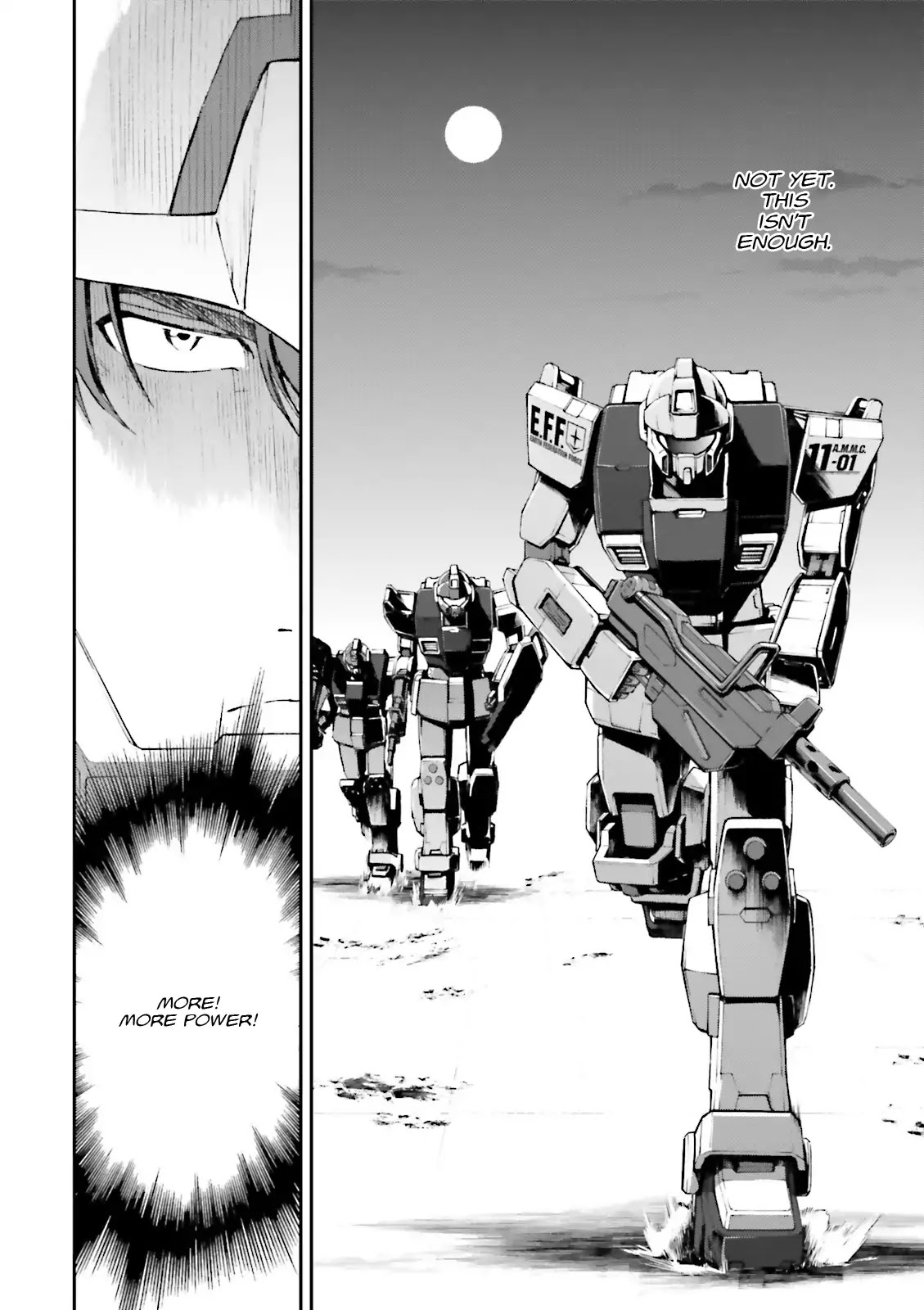 Kidou Sensei Gundam Gaiden - The Blue Destiny (TAICHI You) Chapter 2 page 28 - Chapter 2: Stage 2 - Attack by Moonlight