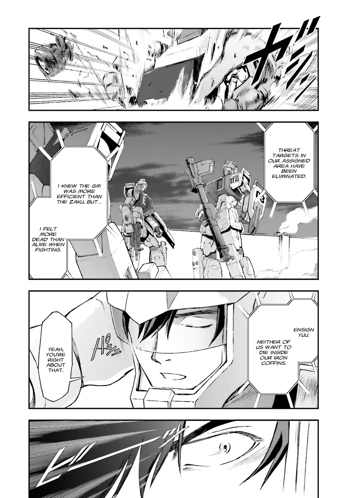Kidou Sensei Gundam Gaiden - The Blue Destiny (TAICHI You) Chapter 2 page 30 - Chapter 2: Stage 2 - Attack by Moonlight