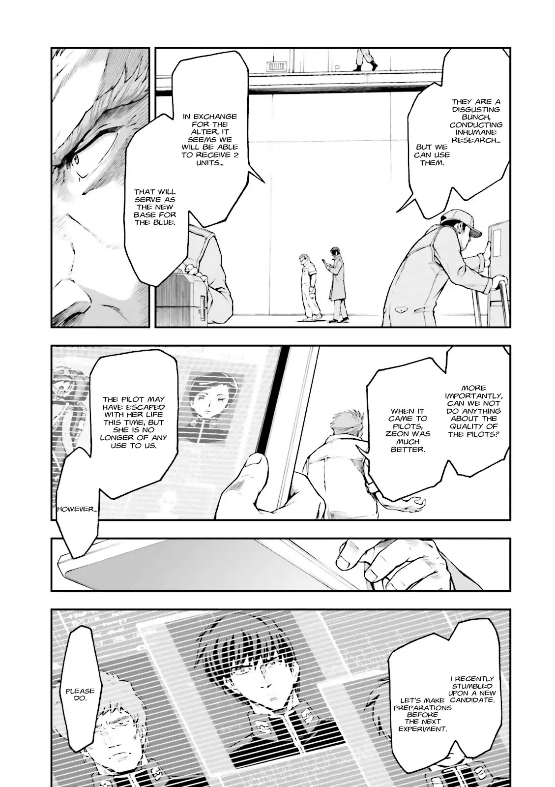 Kidou Sensei Gundam Gaiden - The Blue Destiny (TAICHI You) Chapter 4 page 23 - Chapter 4: Stage 4 - Tenacious Trackers