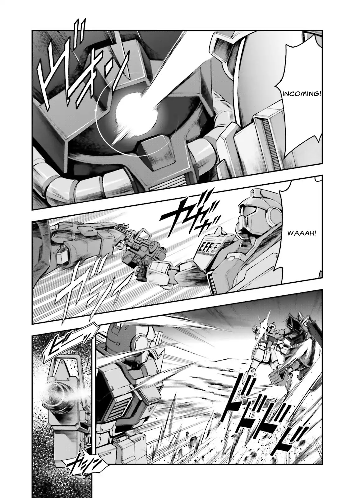 Kidou Sensei Gundam Gaiden - The Blue Destiny (TAICHI You) Chapter 4 page 7 - Chapter 4: Stage 4 - Tenacious Trackers