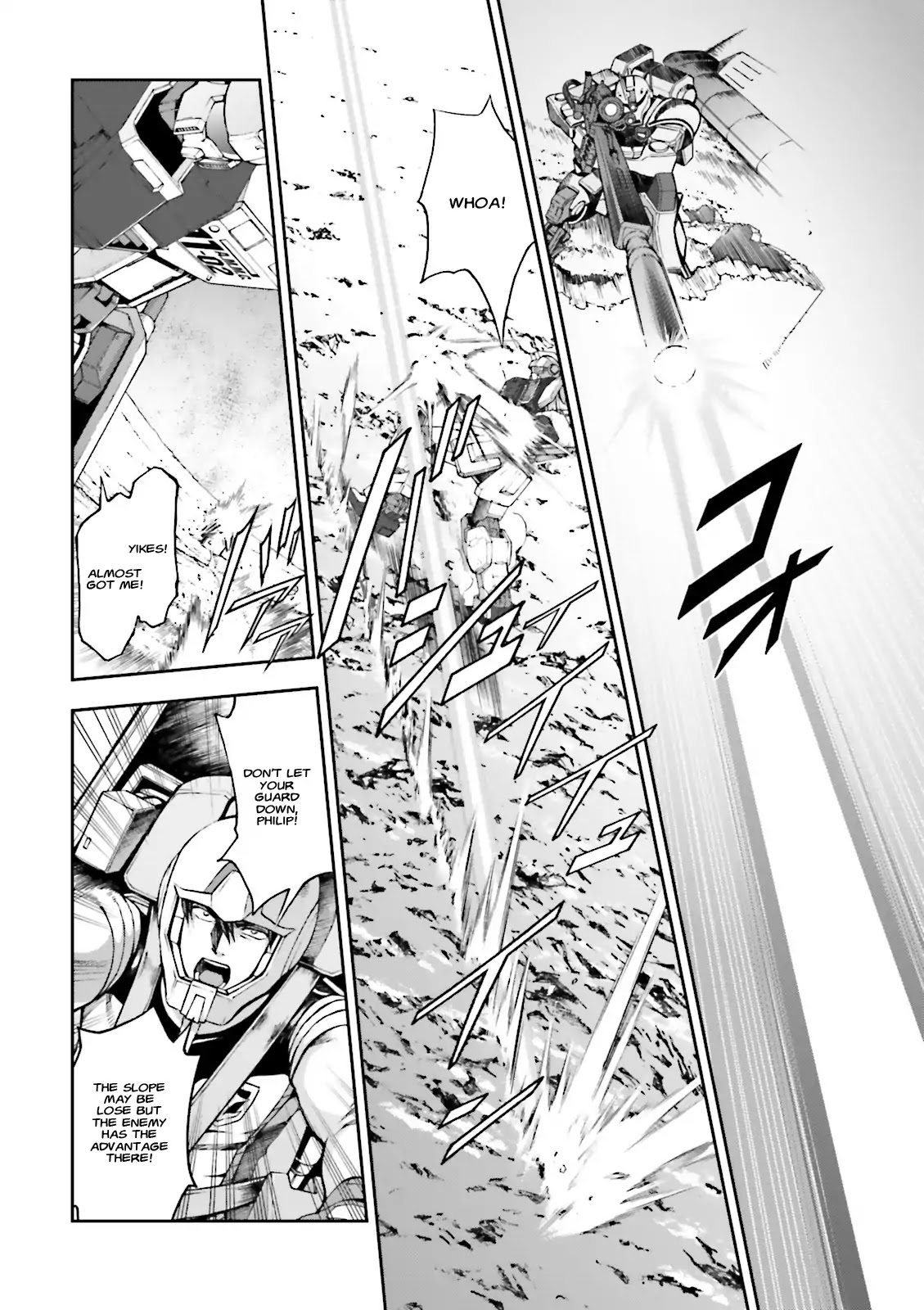 Kidou Sensei Gundam Gaiden - The Blue Destiny (TAICHI You) Chapter 5 page 14 - Chapter 5: Stage 5 - Fight to the Death in the Wilderness