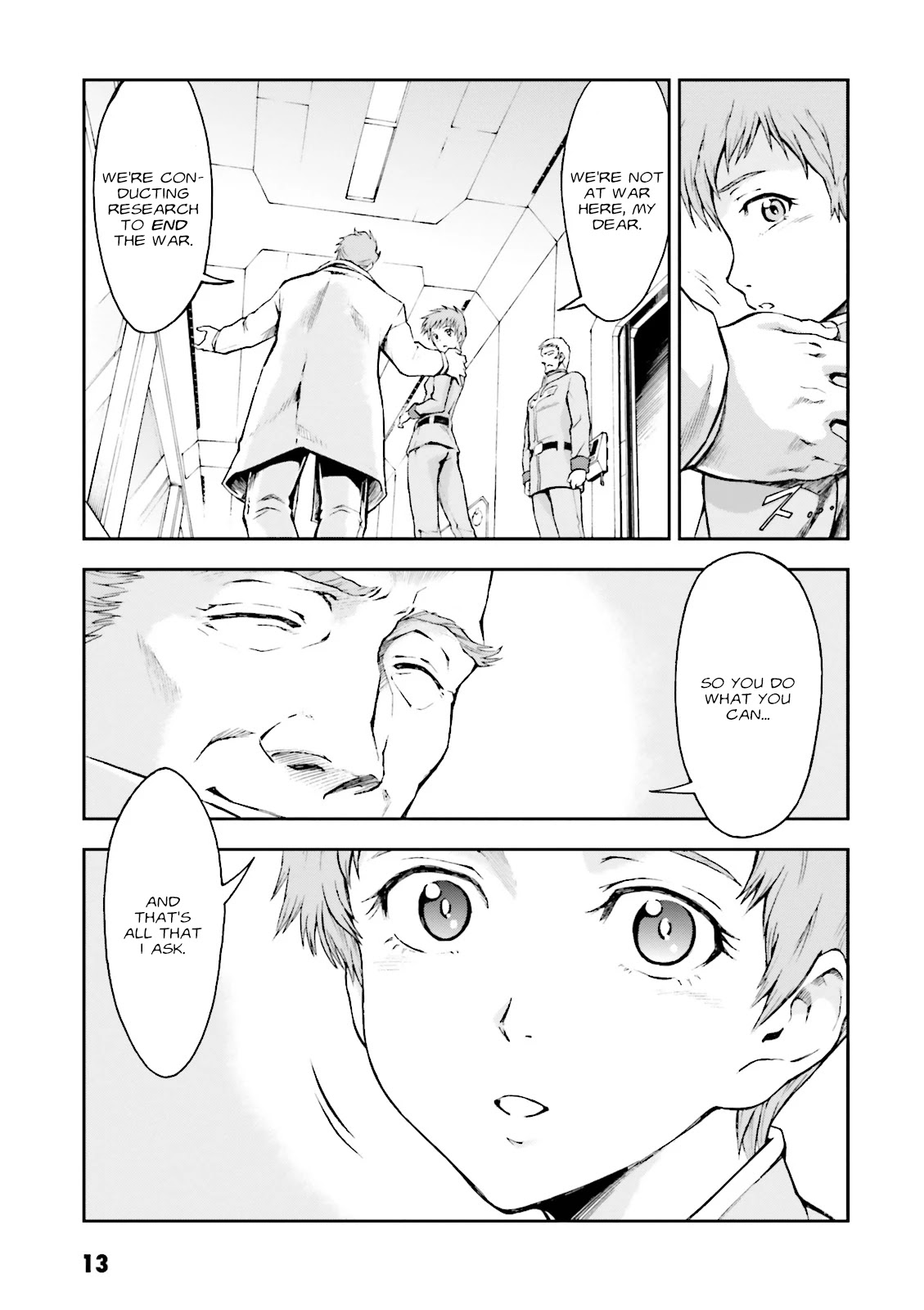 Kidou Sensei Gundam Gaiden - The Blue Destiny (TAICHI You) Chapter 6 page 13 - Chapter 6: Ace Pilot
